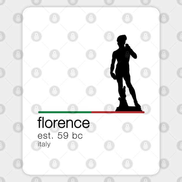 Florence Statue of David design Sticker by City HiStories